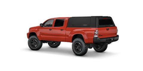 Tacoma Truck Bed Cap SmartCap EVO Sport Matte Black For 05-15 Toyota Tacoma 6 Foot Standard Bed RSI SmartCap