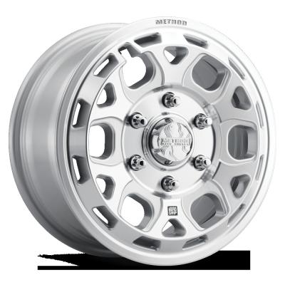 MR416 Bead Grip, 15x7, 6.4+.6/+74mm Offset, 6x5.5, 78.3mm Centerbore, Machined Clear Coat, Method Race Wheels