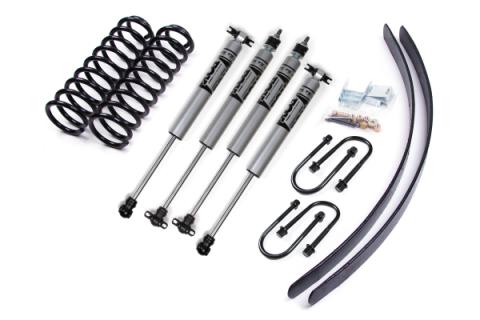 84-01 Jeep Cherokee XJ 3 Inch Coil Spring Lift Kit With Dana 35 Axle Fox Shocks Zone Offroad