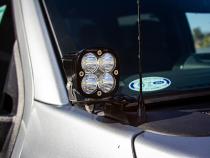 Squadron Pro A-Pillar Kit  21-23 F-150 (Spot; Clear; Upfitter Wiring) Baja Designs