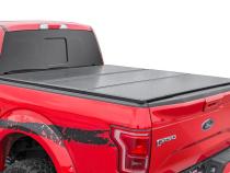 Hard Folding Bed Cover 6.5 Ft Bed 15-21 Ford F-150 2WD/4WD Rough Country