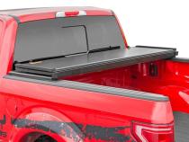 Hard Folding Bed Cover 6.5 Ft Bed 15-21 Ford F-150 2WD/4WD Rough Country