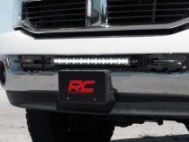 Dodge 20 Inch LED Light Bar Hidden Bumper Mounts 03-18 RAM 2500/3500 Rough Country