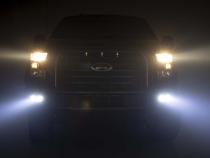 Ford LED Fog Light Kit Black Series w/ SAE LED Fog Light 15-19 F-150 Rough Country