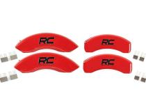 RC Caliper Cover Red Mechanical RR Brakes 15-20 Ford F-150 2WD/4WD Rough Country