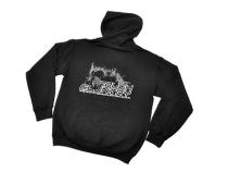 Rough Country Hoodie 100 Percent Preshrunk Cotton Front Rough Country logo Back Jeep design Size Medium Color Black