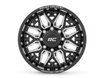 86 Series Wheel One-Piece Gloss Black 20x10 8x180 -19mm Rough Country