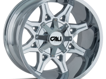 Cast Aluminum Wheels Obnoxious 9107 CH 20x10 Chrome 5 On 127/5 On139.7 Bolt Pattern -19 Offset Cali Offroad Wheels