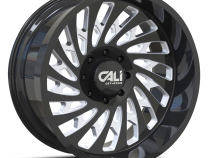 Cast Aluminum Wheels Switchback 9108 GB 20x9 Milled Spokes Gloss Black 8 On 180 Bolt Pattern 0 Offset Cali Offroad Wheels
