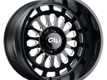 Cast Aluminum Wheels Paradox 9113 GB 22x12 Milled Spokes Gloss Black 8 On 170 Bolt Pattern -51 Offset Cali Offroad Wheels