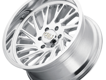 Cast Aluminum Wheels Purge 9114 PO 22x12 Milled Spokes Polished Silver 6 On 139.7 Bolt Pattern -51 Offset Cali Offroad Wheels