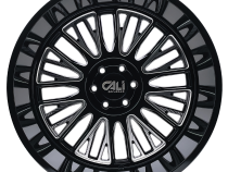 Cast Aluminum Wheels Vertex 9116 BM 22x12 Milled Gloss Black 8 On 165.1 Bolt Pattern -44 Offset Cali Offroad Wheels