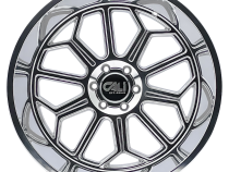 Cast Aluminum Wheels Auburn 9117 PO 20x10 Milled Spokes Polished 8 On 165.1 Bolt Pattern -25 Offset Cali Offroad Wheels