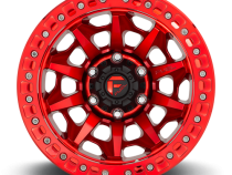 Aluminum Wheels 17X9 Covert Beadlock D113 6 On 135 Candy Red 87.1 Bore -15 Offset Multi Spoke Fuel Off Road Wheels