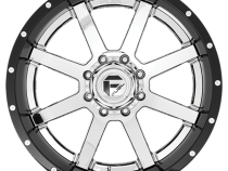 Aluminum Wheels 20X10 Maverick D260 8 On 165.1 Chrome/Gloss Black Lip 125.1 Bore -19 Offset Fuel Off Road Wheels