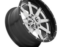 Aluminum Wheels 22X10 Maverick D260 8 On 165.1 Chrome/Gloss Black Lip 125.1 Bore -13 Offset Fuel Off Road Wheels