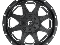 Aluminum Wheels 16X8 Boost D534 5 On 139.7 Black Milled 108 Bore 1 Offset Multi Spoke Fuel Off Road Wheels