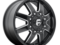 Dually Wheels 20X8.3 Maverick Dually D538 8 On 210 Black Milled 154.3 Bore 122 Offset 7 Spoke Front Dually Fuel Off Road Wheels