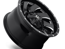 Aluminum Wheels 20X9 Cleaver D574 5 On 139.7/5 On 150 Gloss Black/Milled 110.3 Bore 20 Offset 8 Spoke Fuel Off Road Wheels
