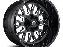 Aluminum Wheels 22X10 Stroke D611 8 On 170 Gloss Black Milled 125.1 Bore -18 Offset Fuel Off Road Wheels