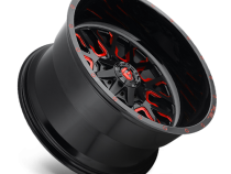 Aluminum Wheels 20X10 Stroke D612 5 On 114.3/5 On 127 Gloss Red/Milled 78.1 Bore -18 Offset Fuel Off Road Wheels