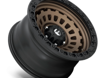Aluminum Wheels 17X9 Zephyr D634 6 On 135 Matte Bronze W/Black Bead Ring 87.1 Bore 1 Offset Fuel Off Road Wheels