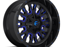 Aluminum Wheels 20X12 Stroke D645 6 On 135/6 On 139.7 Gloss Blue Milled 106.3 Bore -43 Offset Fuel Off Road Wheels