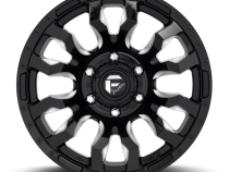 Aluminum Wheels 17X9 Blitz D673 6 On 135 Gloss Black Milled 87.1 Bore 1 Offset Multi Spoke Fuel Off Road Wheels
