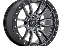 Aluminum Wheels 17X9 Rebel D680 6 On 120 Matte Gunmetal Gray Black Bead Ring 67.06 Bore 1 Offset Fuel Off Road Wheels