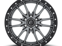 Aluminum Wheels 17X9 Rebel D680 6 On 120 Matte Gunmetal Gray Black Bead Ring 67.06 Bore 1 Offset Fuel Off Road Wheels