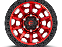 Aluminum Wheels 20X9 Covert D695 5 On 139.7 Candy Red Black Bead Ring 78.1 Bore 20 Offset Multi Spoke Fuel Off Road Wheels