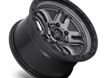 Aluminum Wheels 17X9 AMMO D701 6 On 135 Matte Gunmetal Gray W/Black Bead Ring 87.1 Bore 1 Offset 5 Spoke Fuel Off Road Wheels