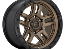 Aluminum Wheels 20X9 AMMO D702 5 On 139.7 Matte Bronze W/Black Bead Ring 78.1 Bore 1 Offset 5 Spoke Fuel Off Road Wheels