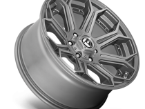 Aluminum Wheels 18X9 Siege D705 6 On 139.7 Brushed Gunmetal Gray Tinted Clear 106.1 Bore 1 Offset Fuel Off Road Wheels