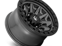 Aluminum Wheels 15X8 Covert D716 5 On 139.7 Matte Gunmetal Gray Black Bead Ring 108 Bore -12 Offset Multi Spoke Fuel Off Road Wheels