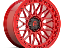 Aluminum Wheels 17X9 Trigger D758 6 On 139.7 Candy Red 106.1 Bore 1 Offset Fuel Off Road Wheels