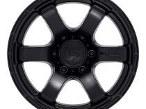 Aluminum Wheels 20X9 Rush D766 6 On 135 Satin Black 87.1 Bore 1 Offset Fuel Off Road Wheels