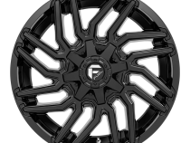 Aluminum Wheels 20X9 Typhoon D776 8 On 165.1 Gloss Black 125.2 Bore 1 Offset Fuel Off Road Wheels