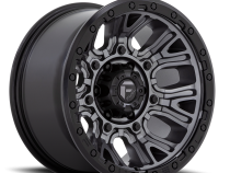 Aluminum Wheels 17X9 Traction D825 6 On 139.7 Gunmetal Gray/Black Ring 106.1 Bore 1 Offset Fuel Off Road Wheels