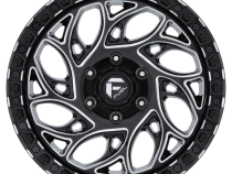 Aluminum Wheels 15X8 Runner OR D840 5 On 139.7 Gloss Black Milled 108 Bore -19 Offset Fuel Off Road Wheels