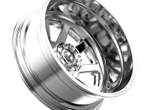 Dually Wheels 24X8.25 FF09D Dually DE09 PO 10 On 225 Polished 170.1 Bore -225 Offset Outer Dually Fuel Off Road Wheels