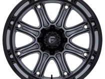 Aluminum Wheels 20X9 Darkstar FC853AB 8 On 180 Matte Gunmetal Gray/Black Lip 124.2 Bore 1 Offset Fuel Off Road Wheels