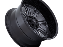 Aluminum Wheels 24X12 Darkstar FC853AB 8 On 180 Matte Gunmetal Gray/Black Lip 124.2 Bore -44 Offset Fuel Off Road Wheels