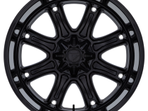 Aluminum Wheels 24X12 Darkstar FC853MB 8 On 180 Matte Black/Gloss Black Lip 124.2 Bore -44 Offset Fuel Off Road Wheels