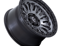 Aluminum Wheels 18X9 Rincon SBL FC857AB 8 On 180 Matte Gunmetal Gray Matte Black Lip 124.2 Bore -12 Offset Fuel Off Road Wheels