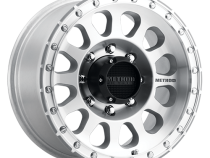 Aluminum Wheels 17x8.5 MR315 Bolt Pattern 8 On 180 Offset 0 Lip Size 1.65 Machined SL Clear Coat Method