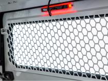 Rear Window Security Screen Mid-Size EVO, EVOa, and EVOc Applications SmartCap Fits Caps w/Serial Number's ending in NA