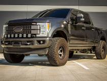 7XL Pro Linkable Bumper LED Light Bar Kit for Ford F-250/350 Super Duty 2017-2019 (Light Pattern Multi-Pattern Clear Upfitter Wiring) Baja Designs