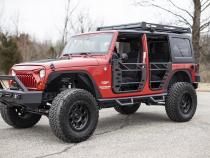Jeep Rear Steel Tube Doors 07-18 Wrangler JK Rough Country