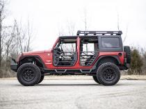 Jeep Front &amp;amp; Rear Steel Tube Doors 07-18 Wrangler JK Rough Country